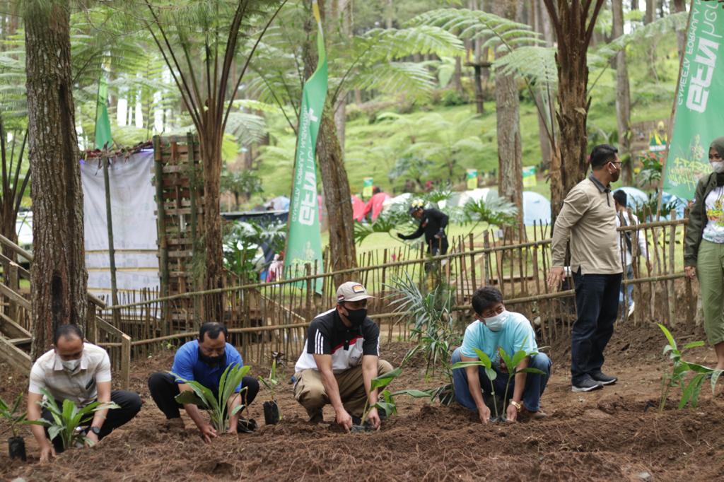 GFN Launching wisata Edukasi Tanaman Herbal Wisata Jurang Senggani