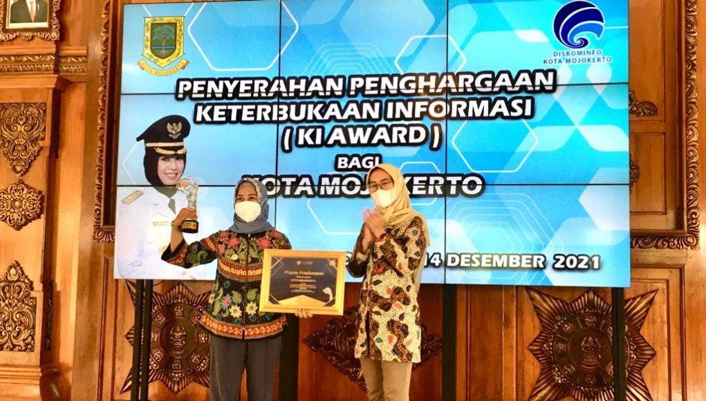 Pemkot Mojokerto Raih Penghargaan Penghargaan ‘KI Award’