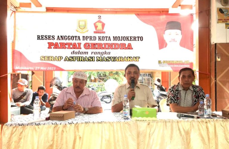 Reses DPRD Kota Mojokerto, Sugiyanto Atensi Peningkatan Honor Para Kader